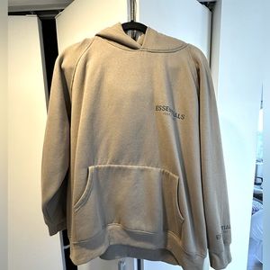 FEAR OF GOD ESSENTIALS Beige Hoodie